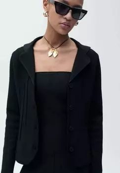 Блейзер Mango, черный
