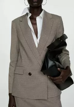 Блейзер Mango, коричневый