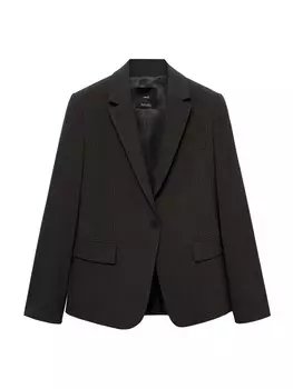 Блейзер MANGO Rorvik, цвет Anthracite/Light grey