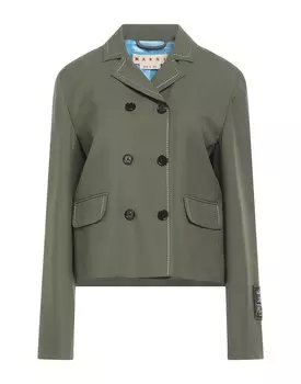 Блейзер Marni, зеленый
