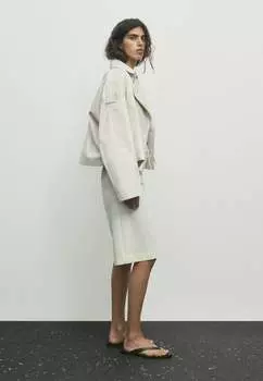 Блейзер Massimo Dutti, белый