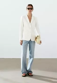 Блейзер Massimo Dutti, белый