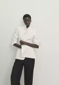 Блейзер Massimo Dutti, цвет white