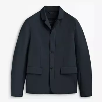 Блейзер Massimo Dutti Extra Lightweight Technical, темно-синий