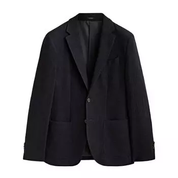 Блейзер Massimo Dutti Party Wool, синий