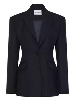 Блейзер Maxwell в тонкую полоску Rebecca Vallance, синий