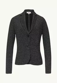 Блейзер MET GEMLEERD MOTIEF EN SLIM FIT s.Oliver, черный