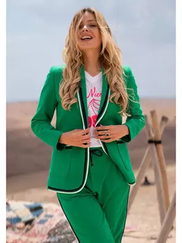 Блейзер miss goodlife, зеленый