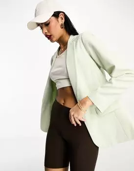 Блейзер Miss Selfridge серо-зеленого цвета - LGREEN