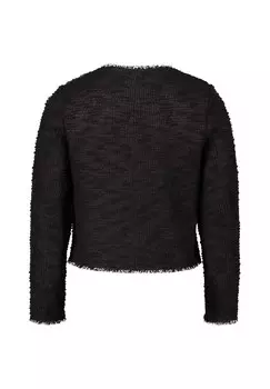 Блейзер MIT STRUKTURMUSTER zero, черный