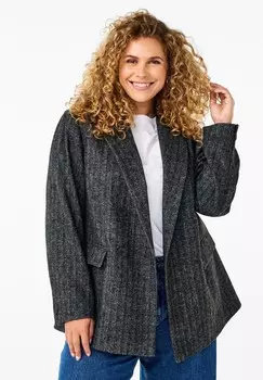 Блейзер MIT TASCHEN Zizzi, серый