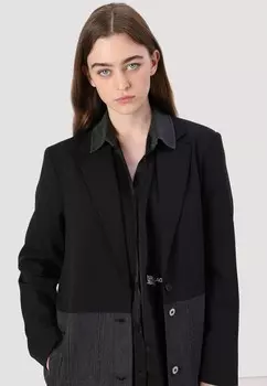 Блейзер MIXED MATERIAL Karl Lagerfeld Jeans, черный