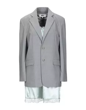 Блейзер Mm6 Maison Margiela, серый