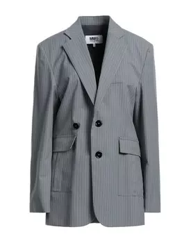 Блейзер Mm6 Maison Margiela, серый