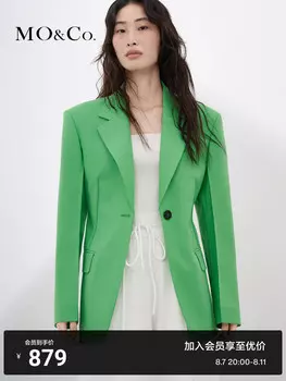 Блейзер Moco с широкими плечами, черный