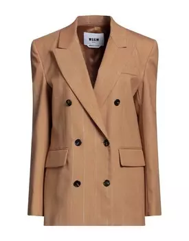 Блейзер Msgm, коричневый