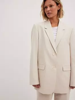 Блейзер NA-KD, бежевый