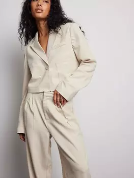 Блейзер NA-KD, бежевый