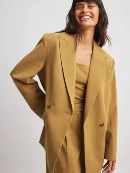 Блейзер NA-KD, бежевый