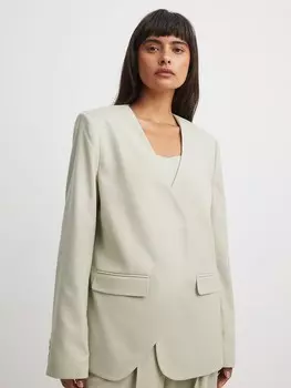 Блейзер NA-KD, бежевый