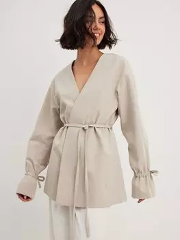 Блейзер NA-KD, бежевый