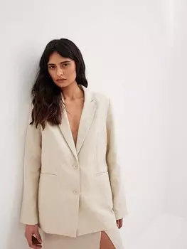 Блейзер NA-KD, крем