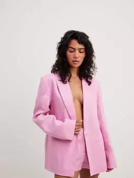 Блейзер NA-KD, розовый