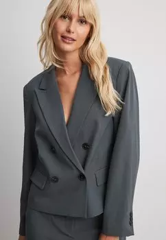 Блейзер NA-KD, темно-серый