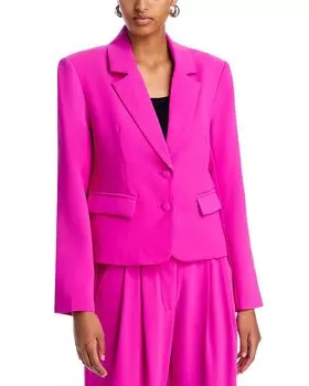 Блейзер на пуговицах из крепа AQUA, розовый