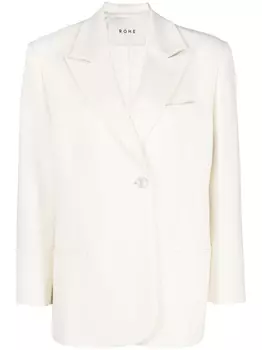 Блейзер на пуговице Rhe, бежевый