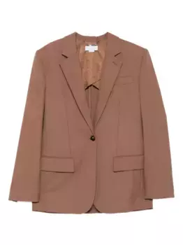 Блейзер на пуговице STELLA MCCARTNEY, коричневый