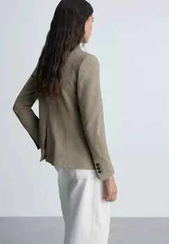 Блейзер NAMSOS Mango, коричневый