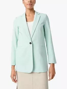 Блейзер обычного покроя с вырезом на лацкане от corinne Soaked In Luxury, цвет Surf Spray