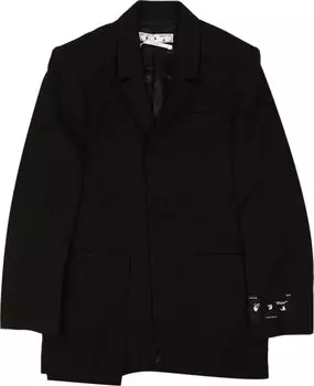 Блейзер Off-White Excess Pocket Blazer 'Black', черный
