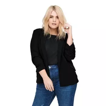 Блейзер Only Carmakoma Carolina Diana 3/4, черный