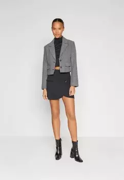 Блейзер ONLY ONLCORA CROP, цвет medium grey melange