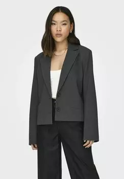 Блейзер ONLY ONLENYA MEL LS BOXY CC TLR, цвет dark grey melange