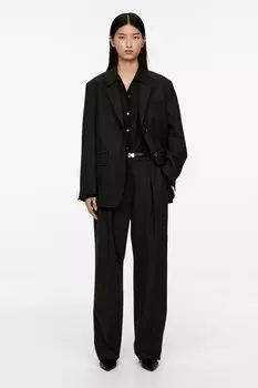 Блейзер оверсайз Arket, черный