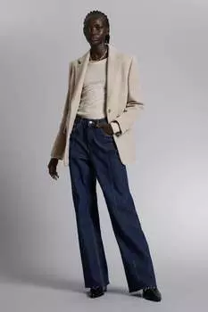 Блейзер оверсайз H&M, бежевый
