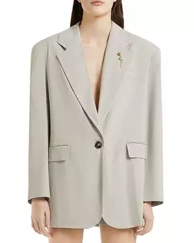 Блейзер оверсайз Marella, коричневый/бежевый