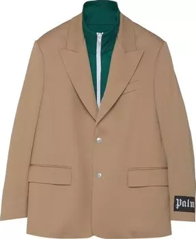 Блейзер Palm Angels Double Layer Track Blazer 'Beige', загар