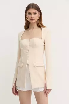 Блейзер Patrizia Pepe, бежевый