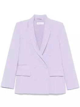 Блейзер Patrizia Pepe из крепа, фиолетовый