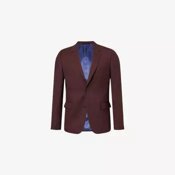 Блейзер Paul Smith однобортный шерстяной, красный