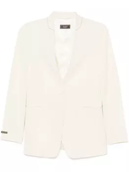 Блейзер Peserico без воротника, нейтральный