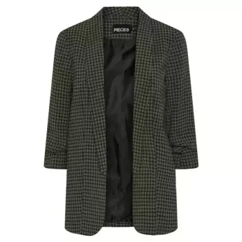 Блейзер Pieces Boss 3/4 Printed, зеленый