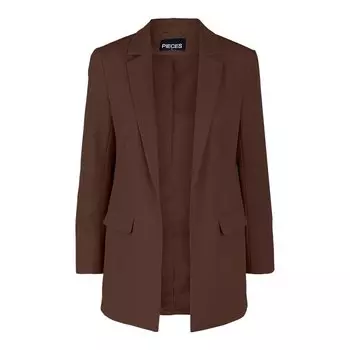 Блейзер Pieces Bossy Loose, коричневый