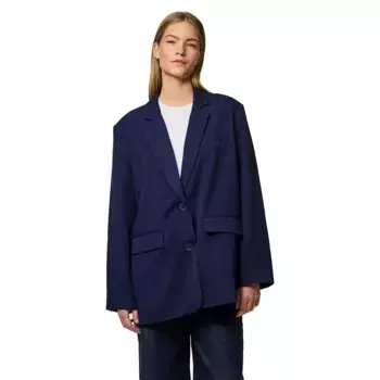 Блейзер Pieces Kamil Loose Fit, синий