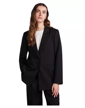 Блейзер Pieces Neva Loose Fit, черный