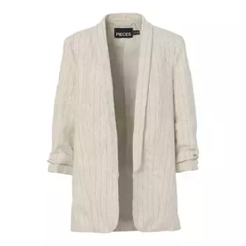 Блейзер Pieces Pia Bosella, бежевый